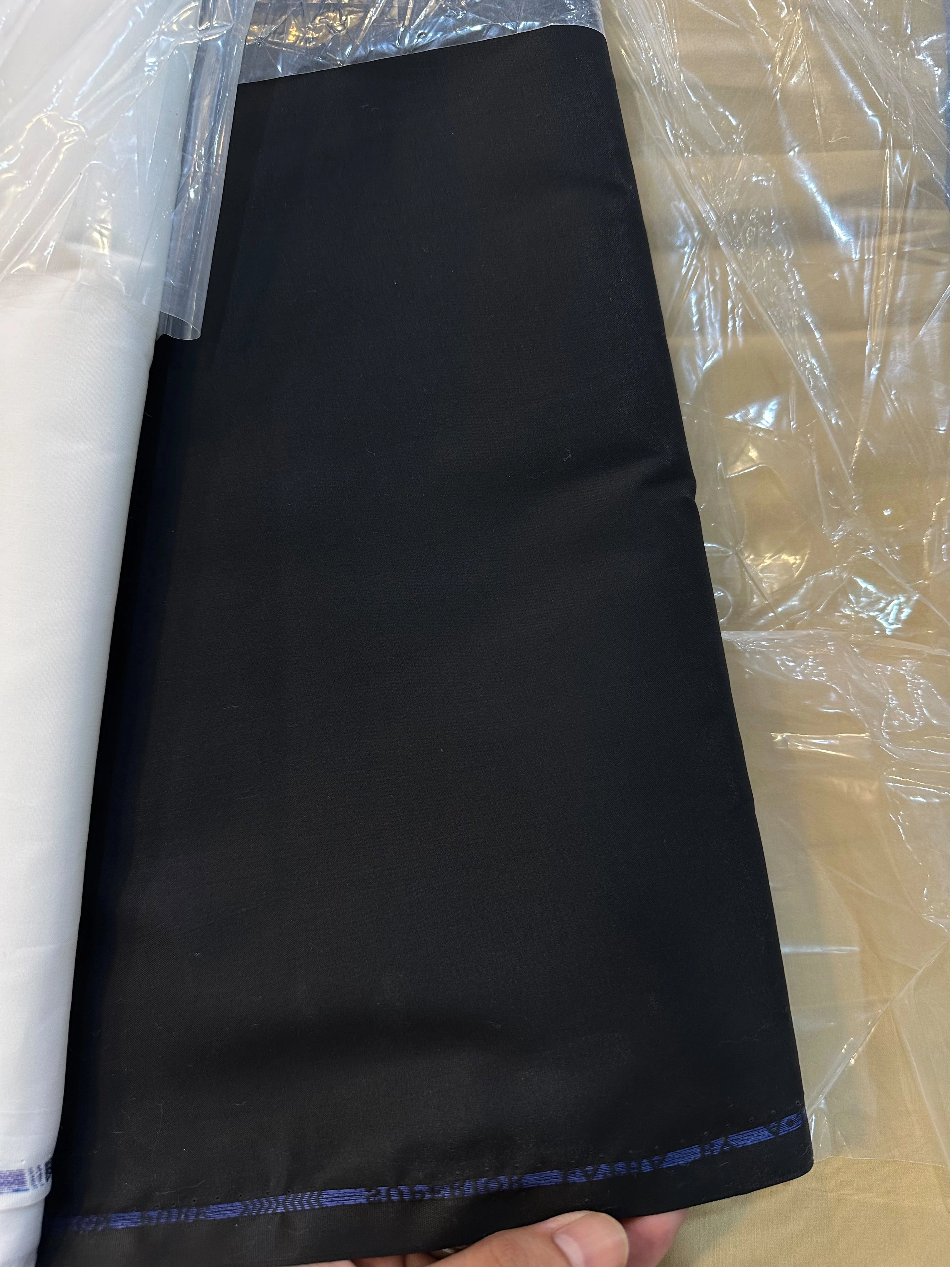 Al Jannat Premium Cotton Latha - Black