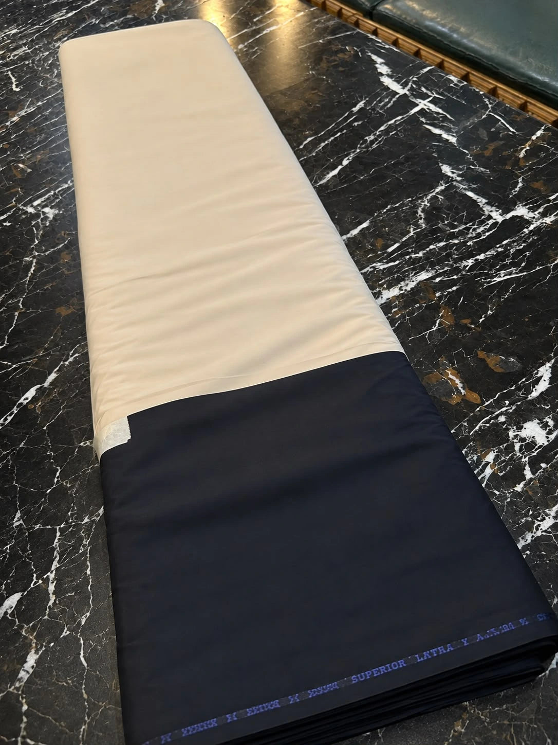 Al Jannat Premium Cotton Latha — Navy Blue